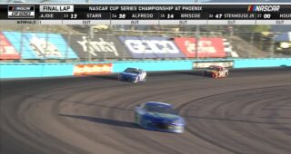 Finish by Kyle Larson